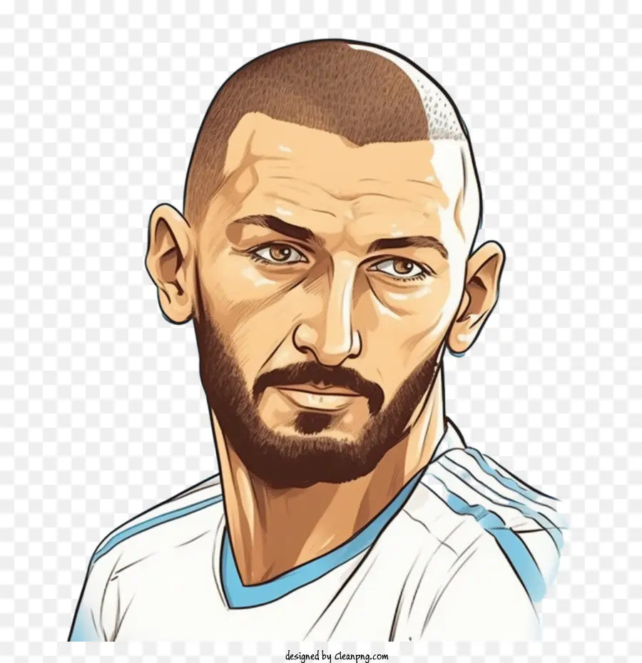 Karim Benzema，Homem Dos Desenhos Animados PNG