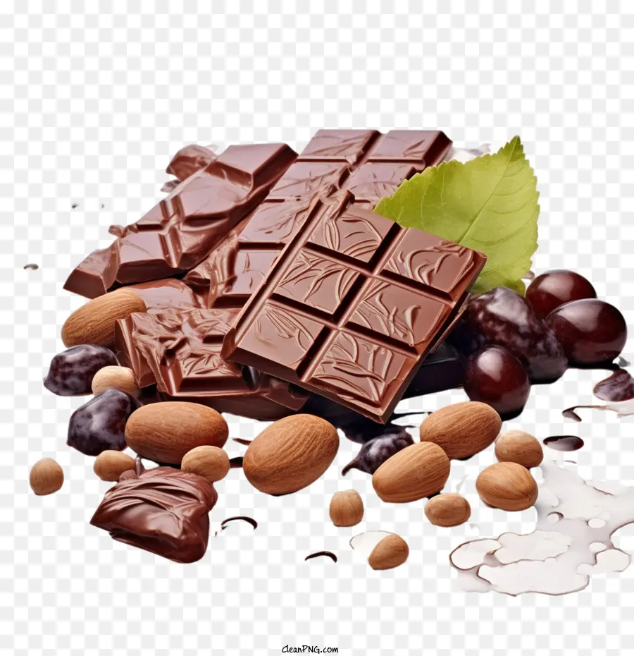 Chocolate，Nozes PNG