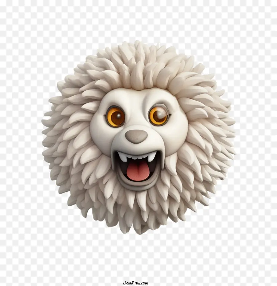 Leão，Animal Fofo Branco PNG