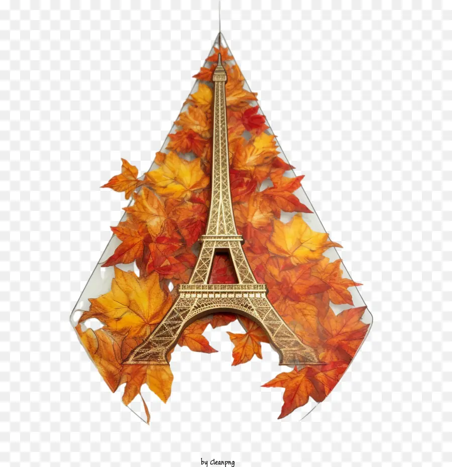 Torre Eiffel，Outono PNG