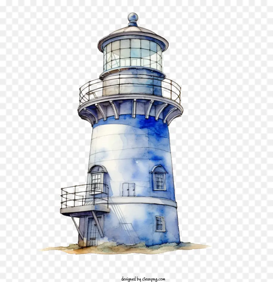 Lighthouse，Farol Azul PNG