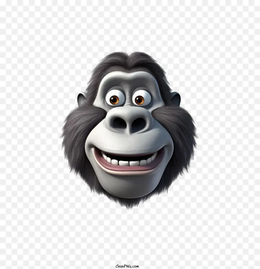 Gorila，Sorrindo PNG