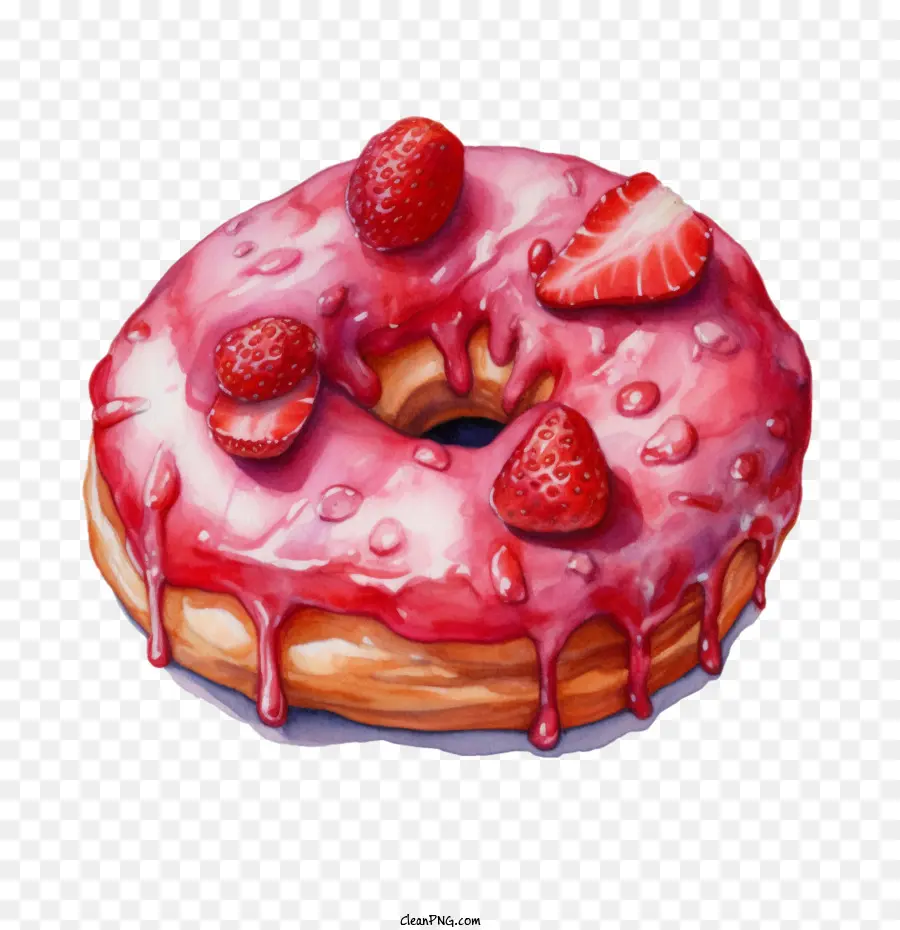 Rosquinha，Rosquinha Rosa PNG