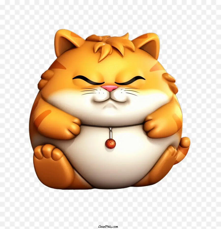 Gato Emoji，Fat Cat PNG