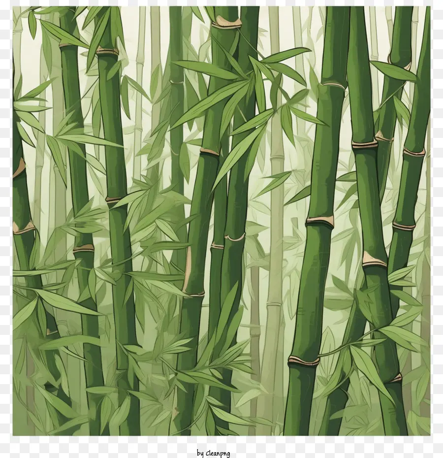 Bambu，Floresta De Bambu PNG