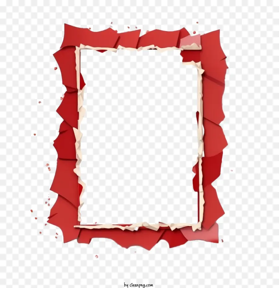 Papel Rasgado，Vermelho PNG