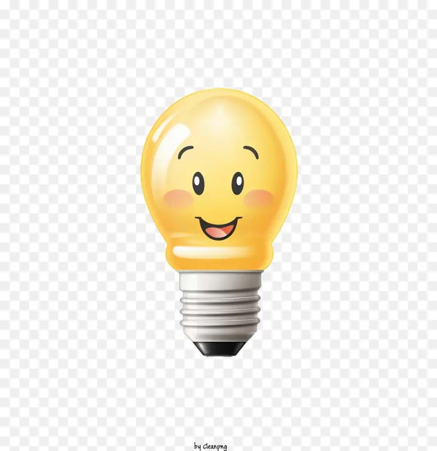 Luz Do Bulbo，Smiley Face PNG