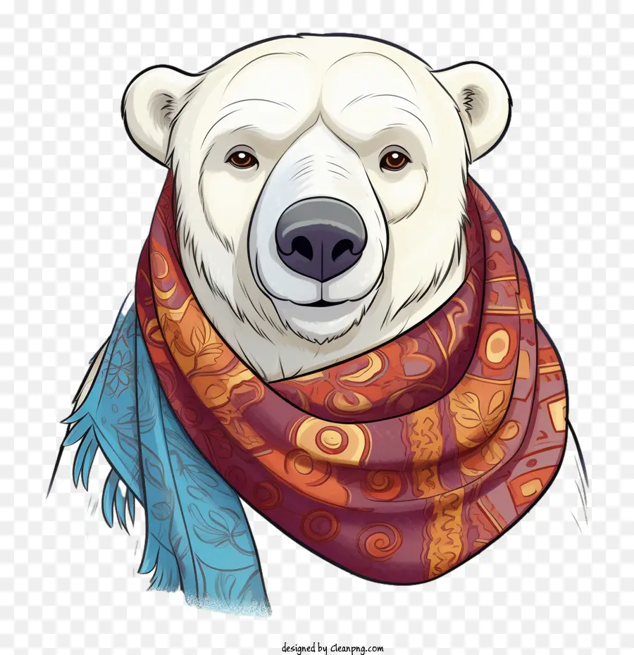 Urso Polar，Lenço PNG