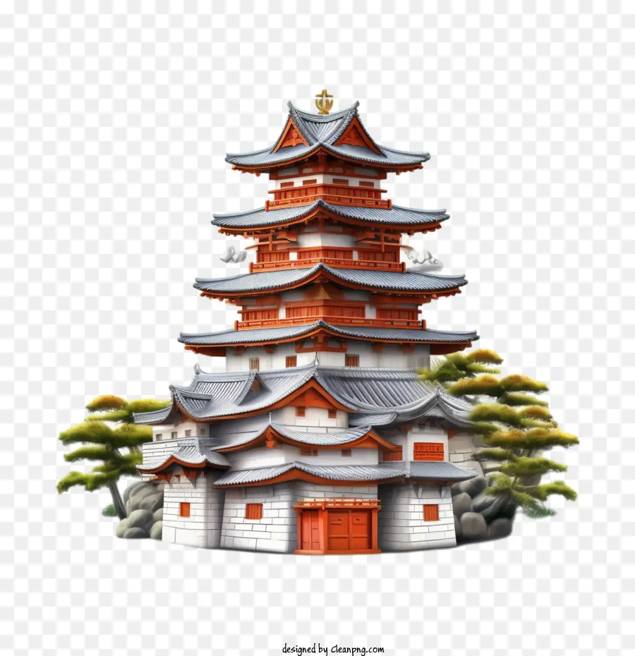 Castelo Japonês，Pagode PNG