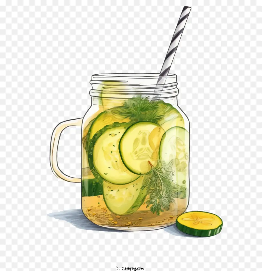 Bebida De Limonada，Bebida De Pepino PNG