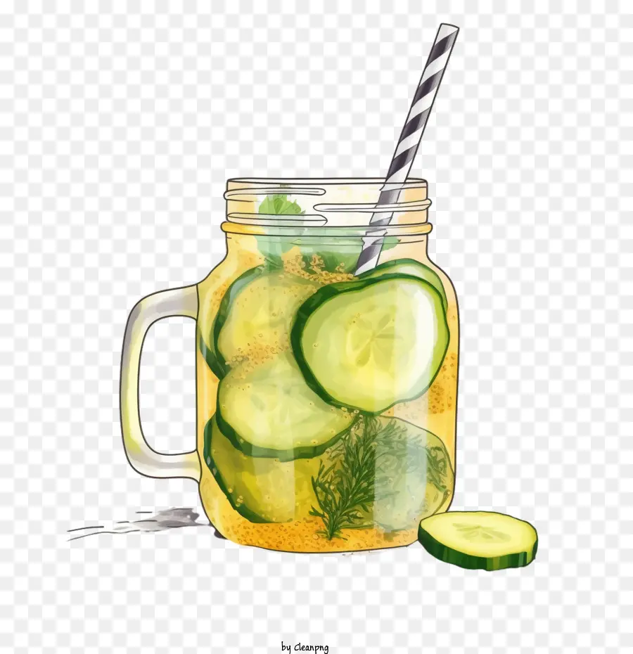 Bebida De Limonada，Bebida De Pepino PNG