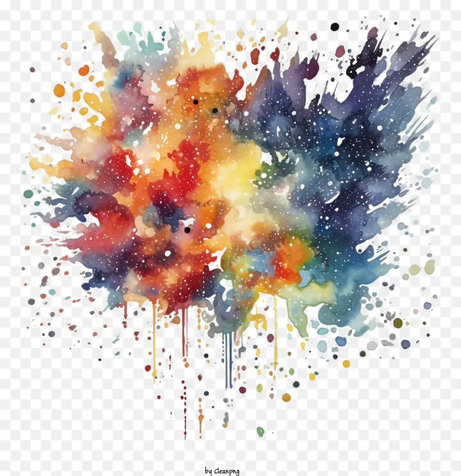 Big Bang，Aquarela PNG