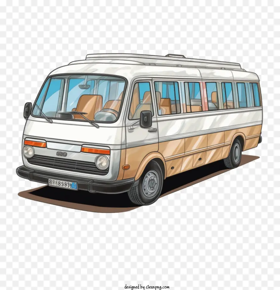 ônibus，Branco PNG