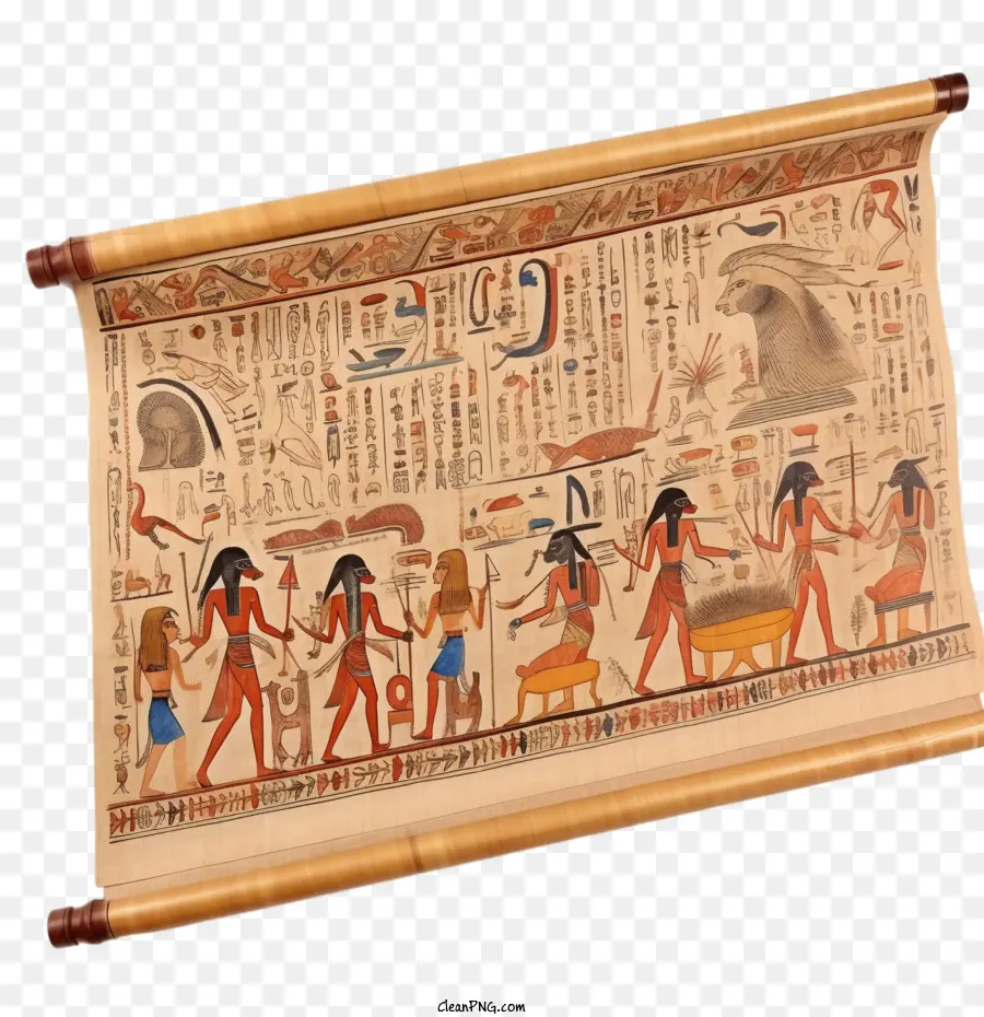 Egito Rolagem，Papyrus Scroll PNG