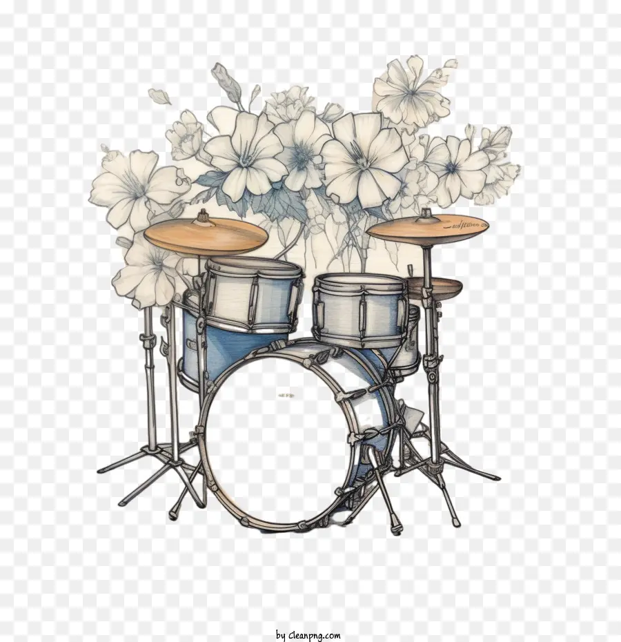 Drums，Kit De Bateria PNG