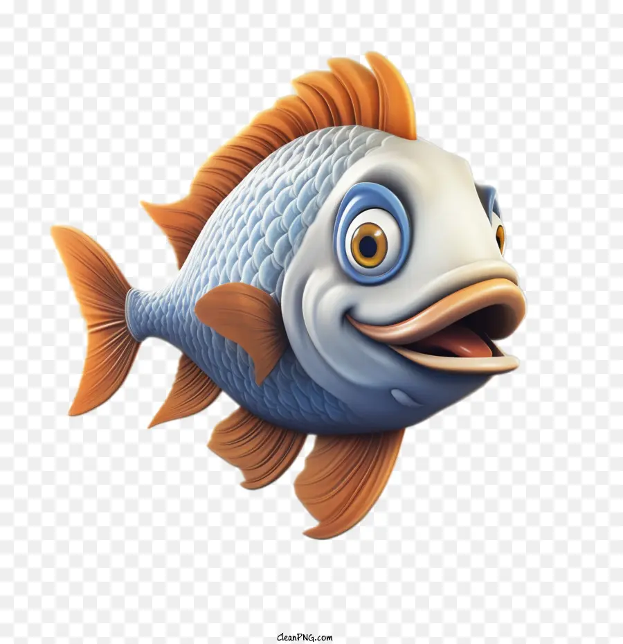 Peixe，Azul PNG