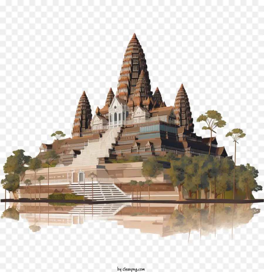 Camboja，Templo PNG