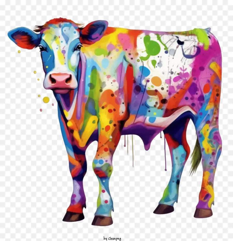 Cow，Colorido PNG