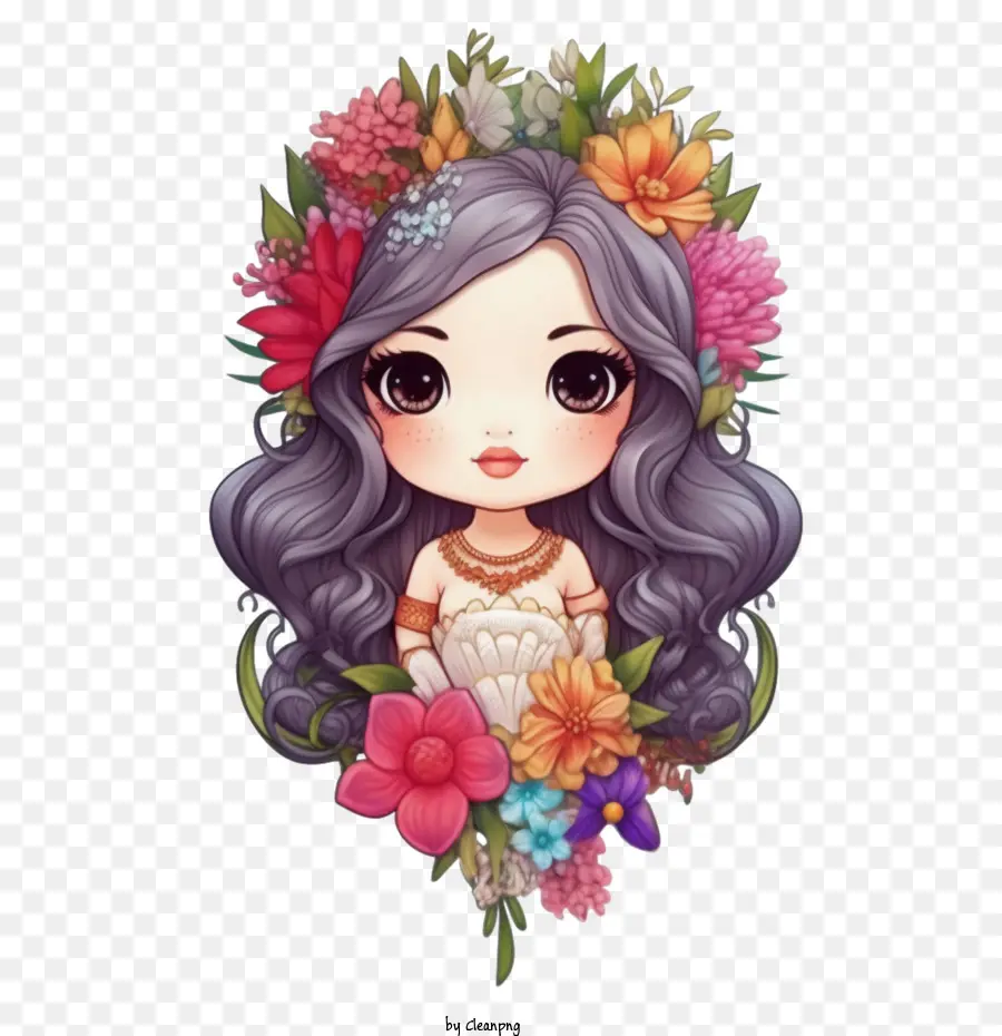 Sereia，Floral PNG