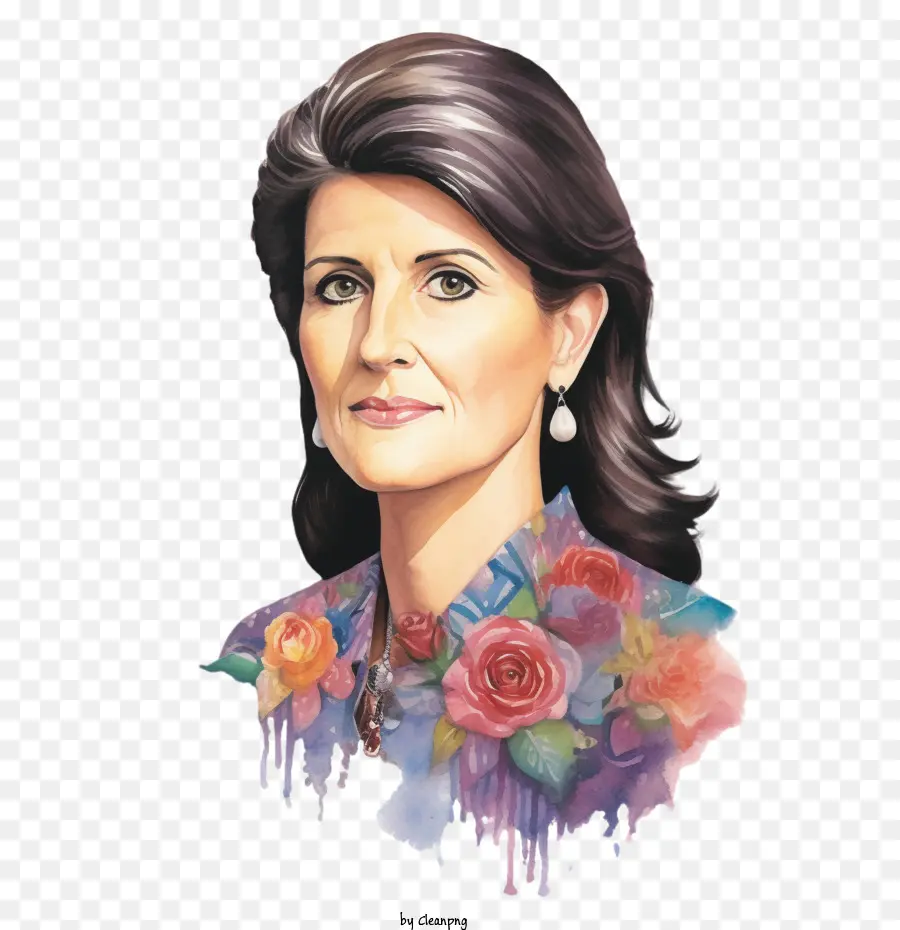 Nikki Haley，Retrato PNG