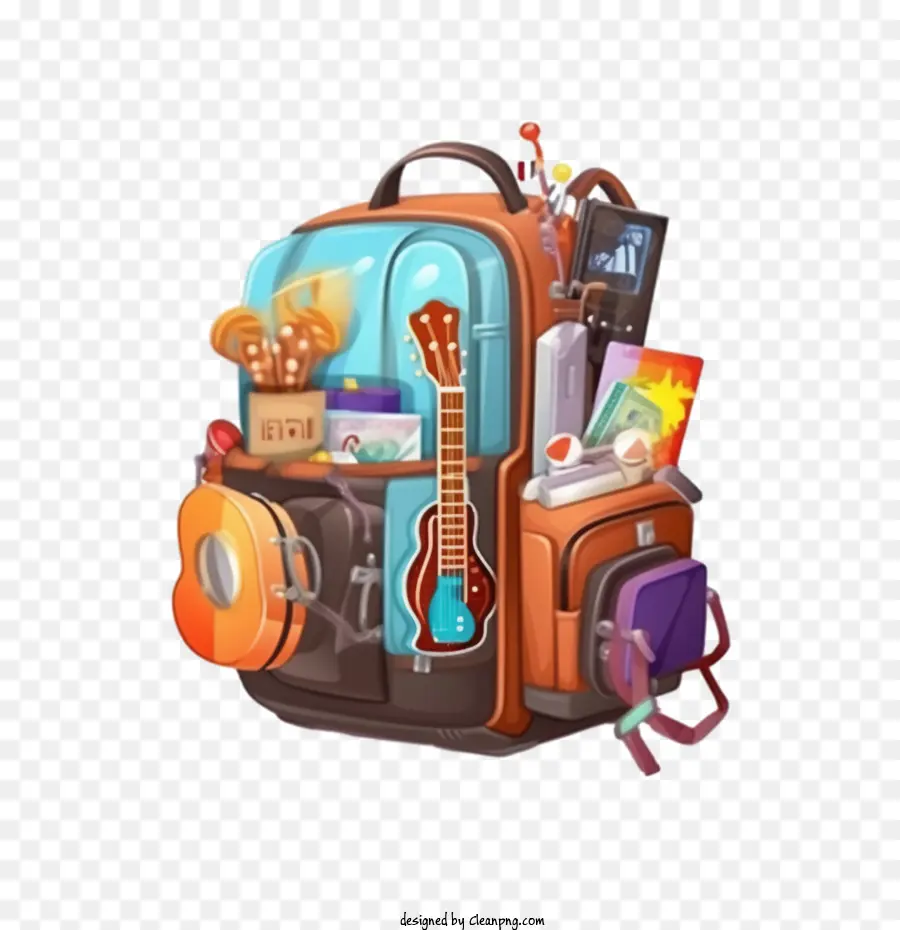 Saco De Escola，Mochila PNG