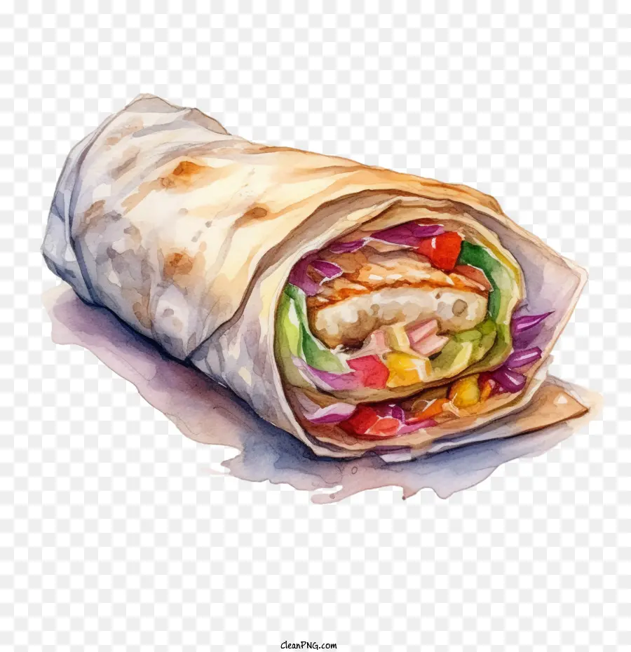 Burrito，Pão De Burrito PNG