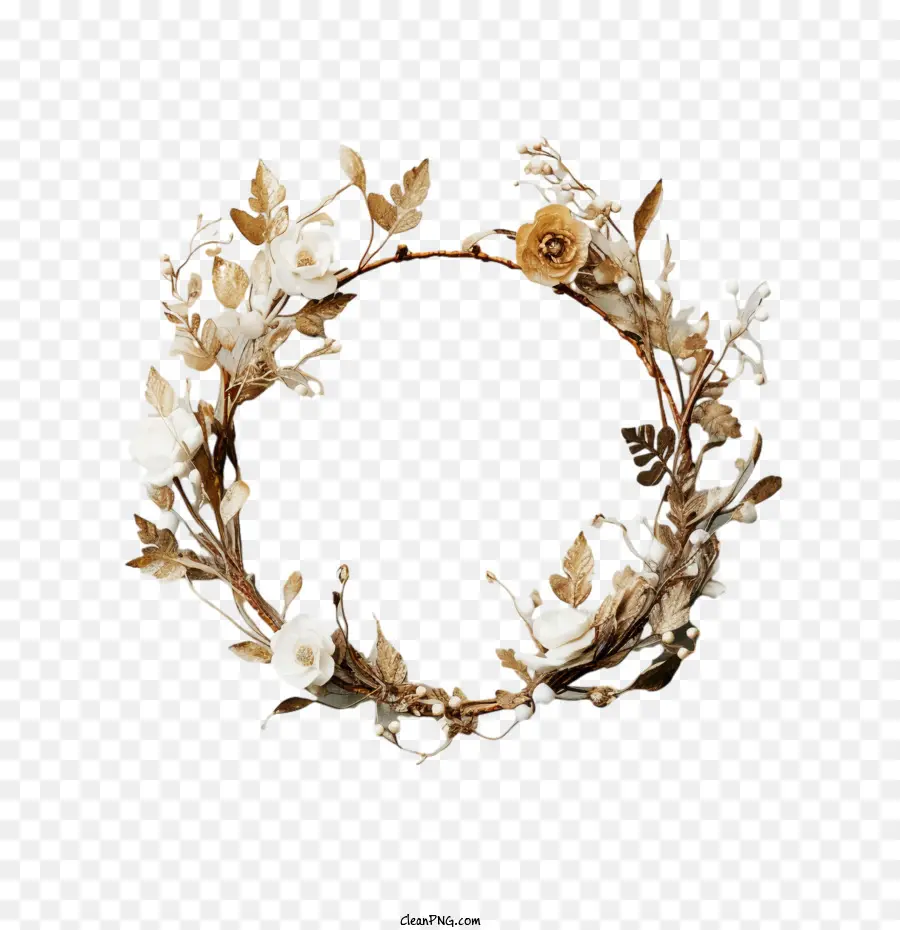 Coroa De Casamento，Flores PNG