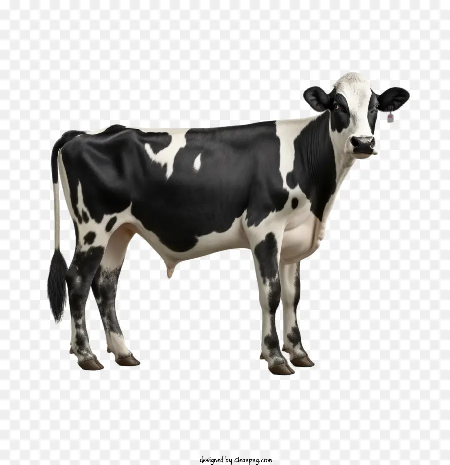 Vaca Da Fazenda，Preto E Branco PNG