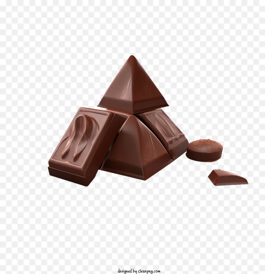 Chocolate，Pirâmide PNG