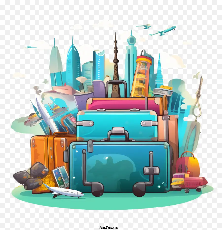 Viagens，Luggage PNG
