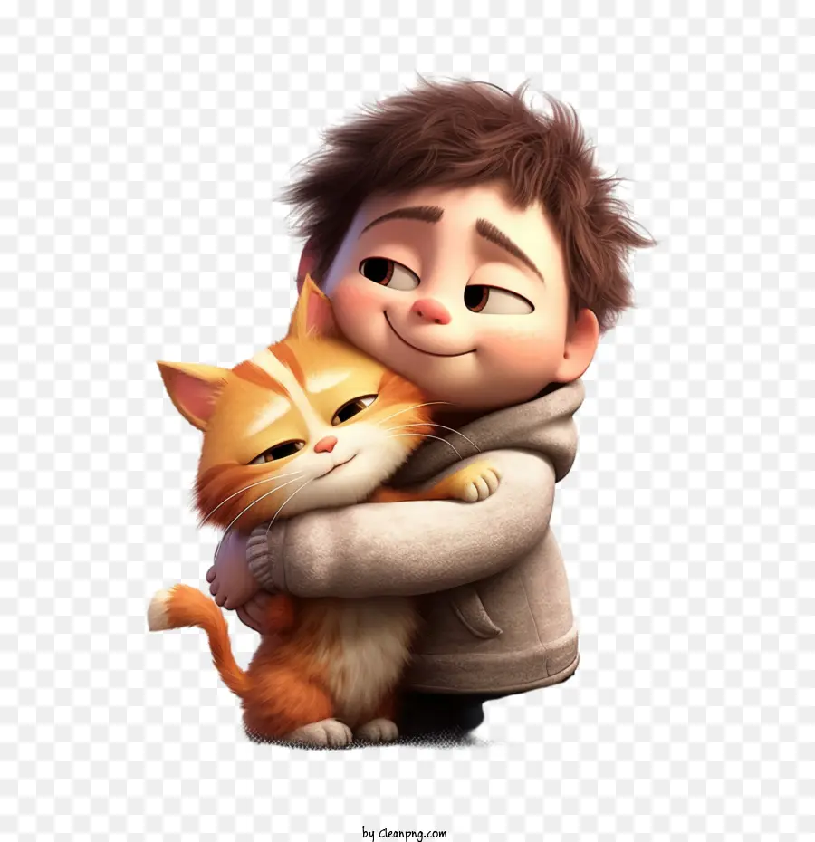 Gato，Abraço Gato PNG