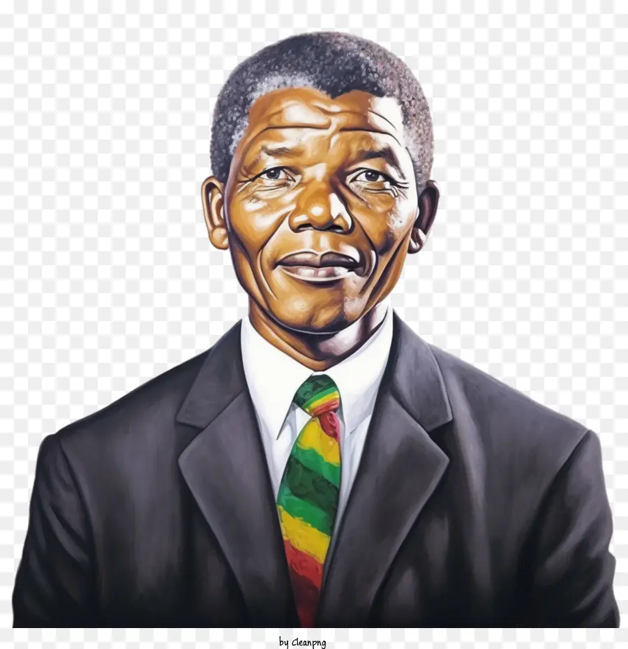 Nelson Mandela，Retrato PNG