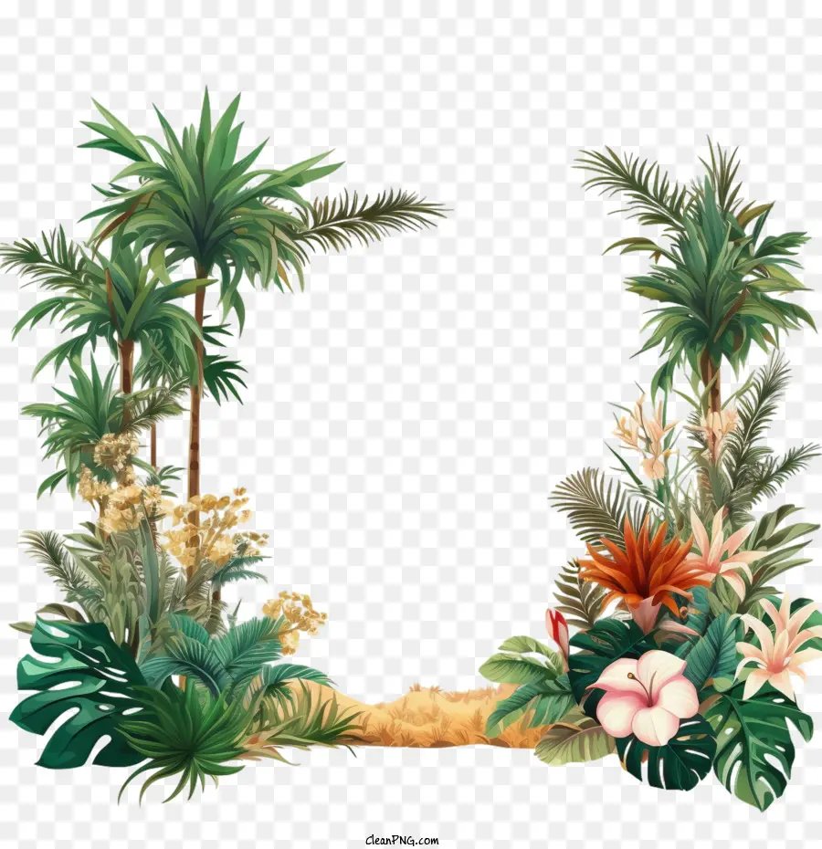 Palmeira，Quadro Da Palma PNG