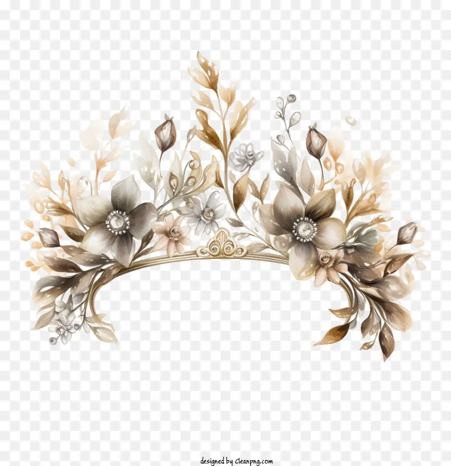 Coroa De Casamento，Flower Crown PNG