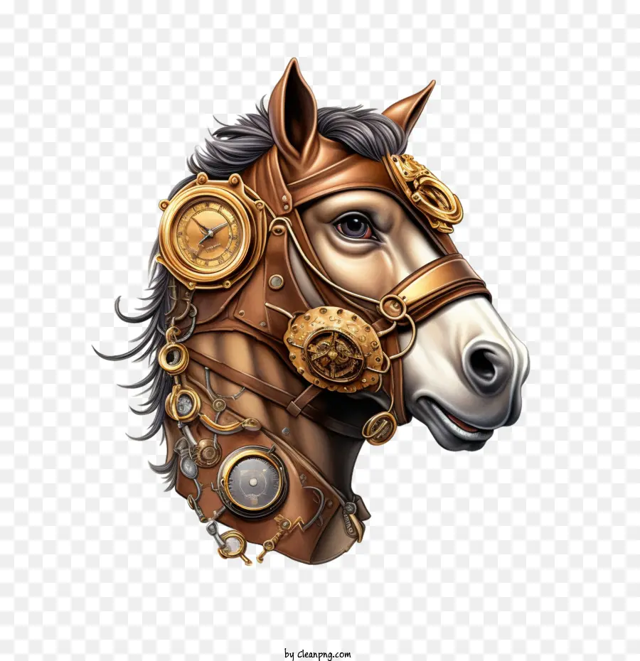 Cavalo，Steam Punk PNG