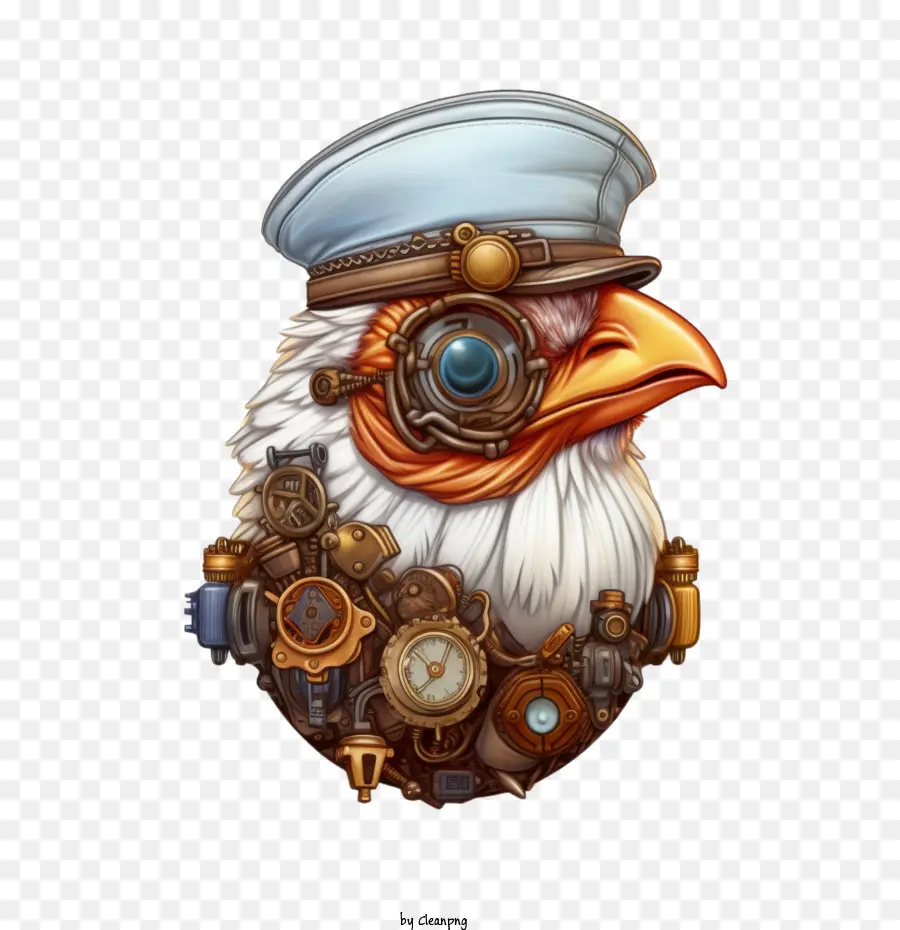 Frango，Pássaro Steampunk PNG