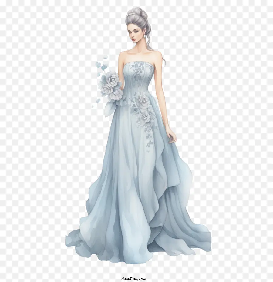 Vestido De Noiva，Renda PNG