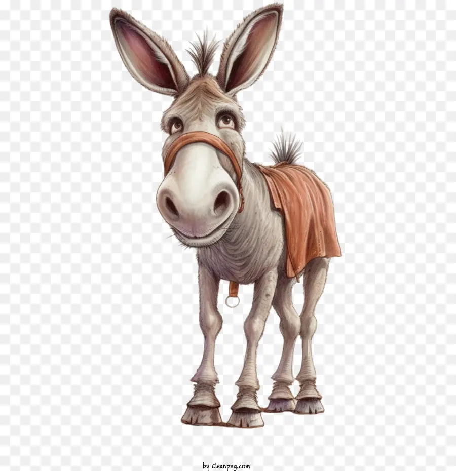 Cartoon Burro，Burro PNG