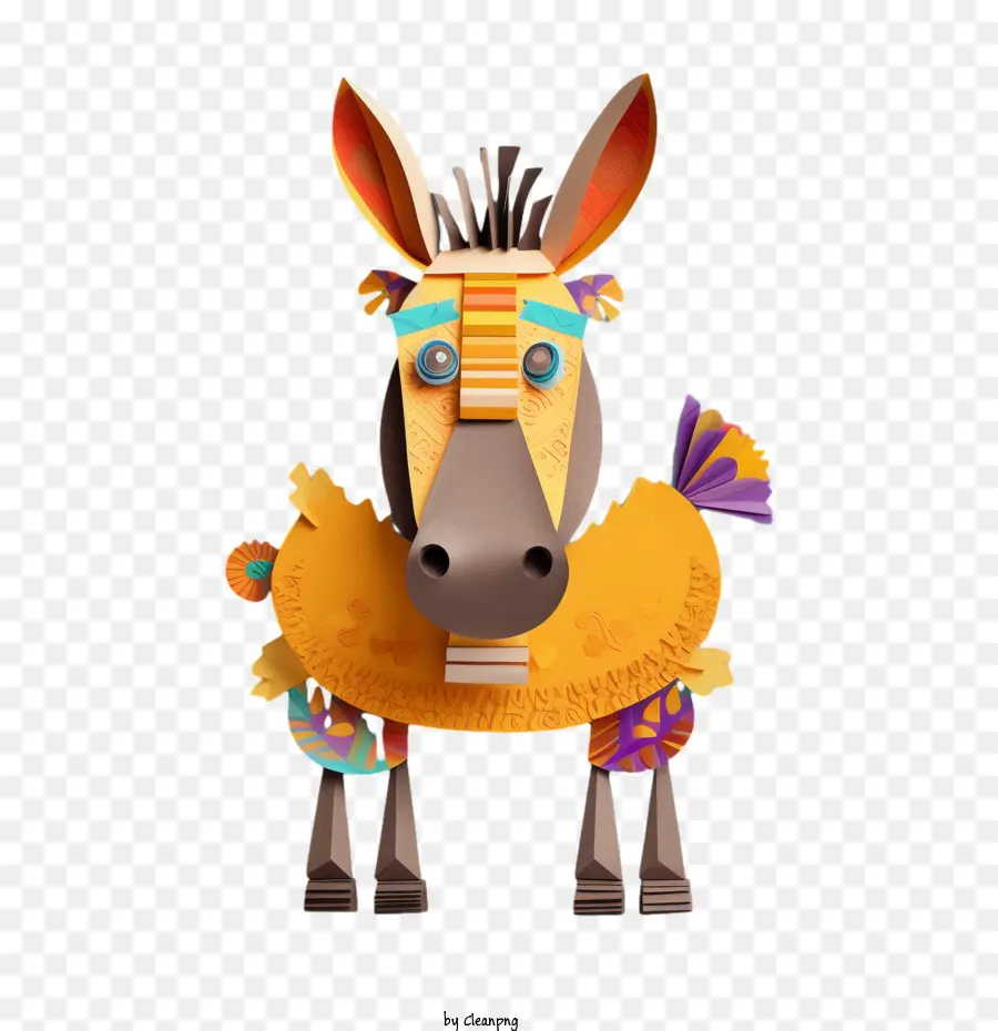 Burro，Art De Papel Burro PNG