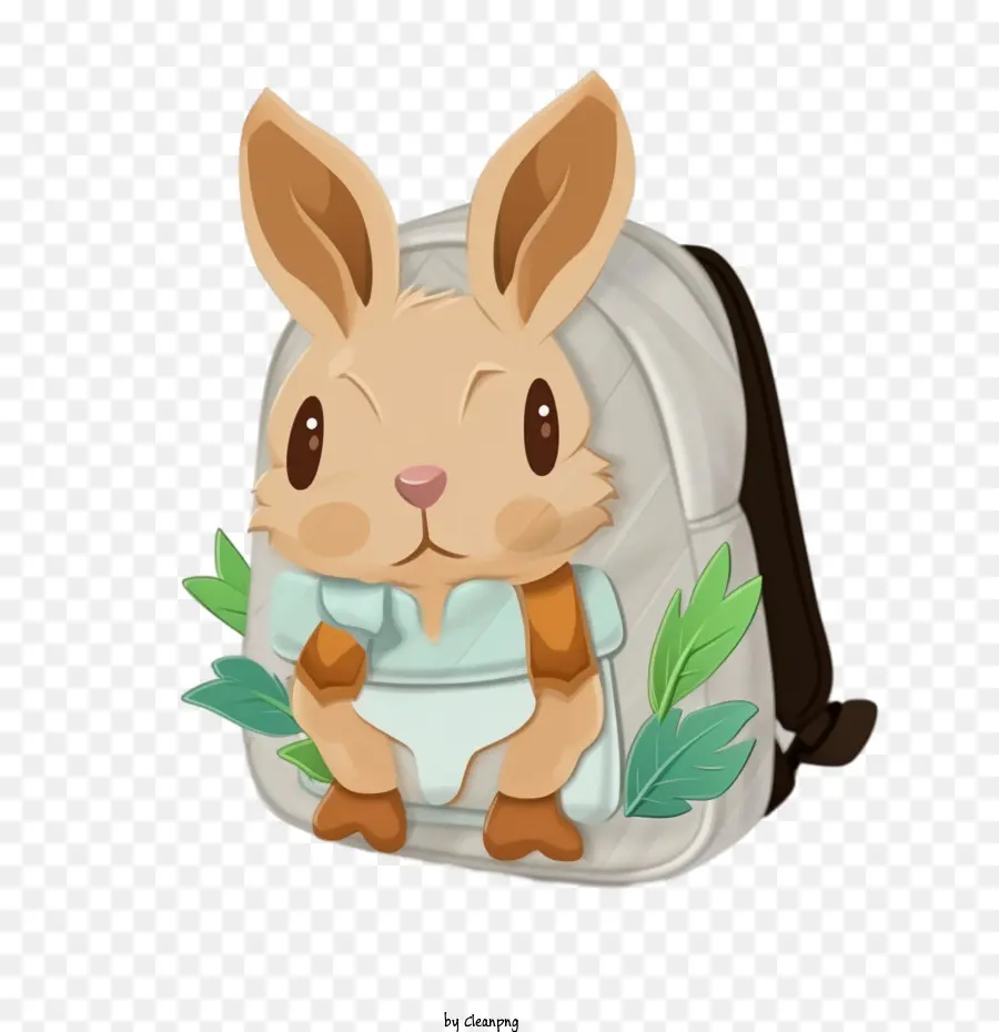 Saco De Escola，Bunny PNG