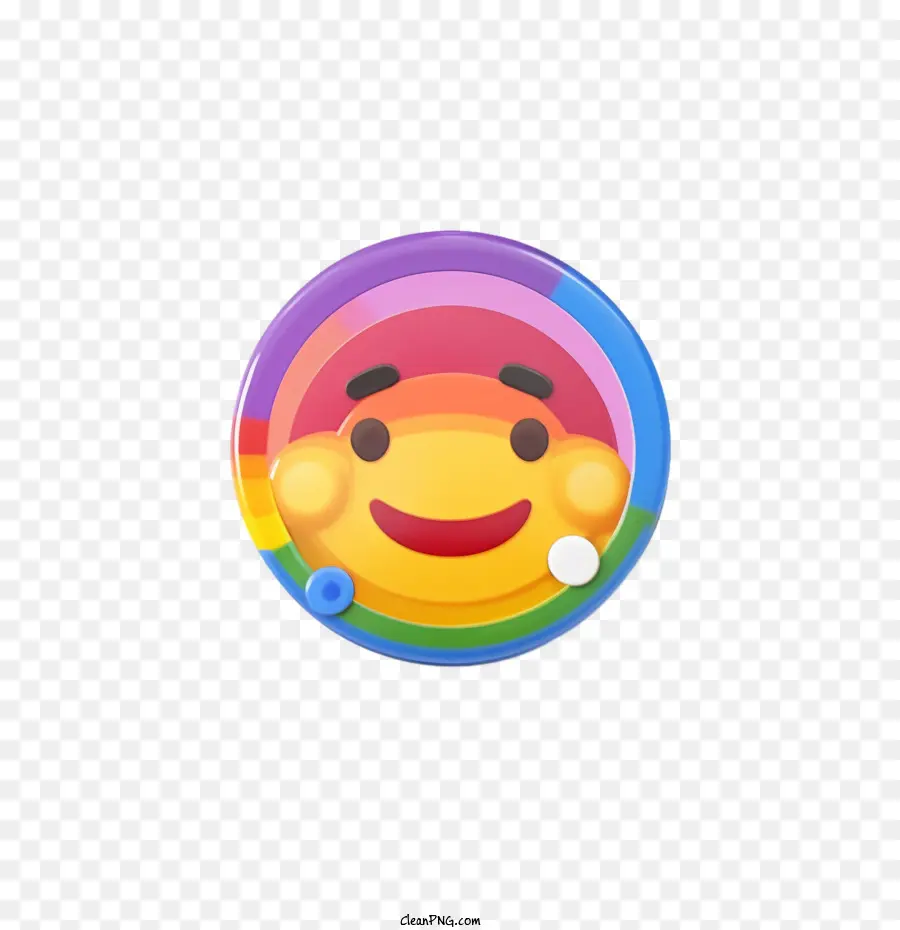 Arco íris，Smiley Face PNG