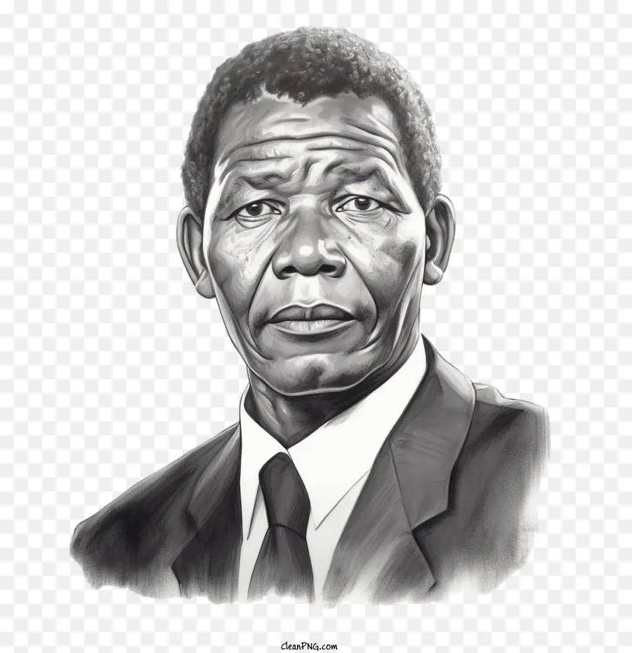 Nelson Mandela，Retrato PNG