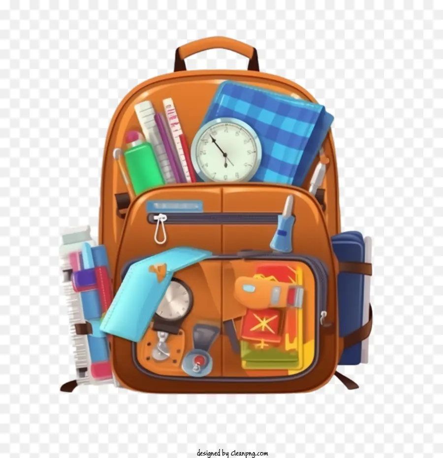 O Saco Da Escola，Mochila PNG