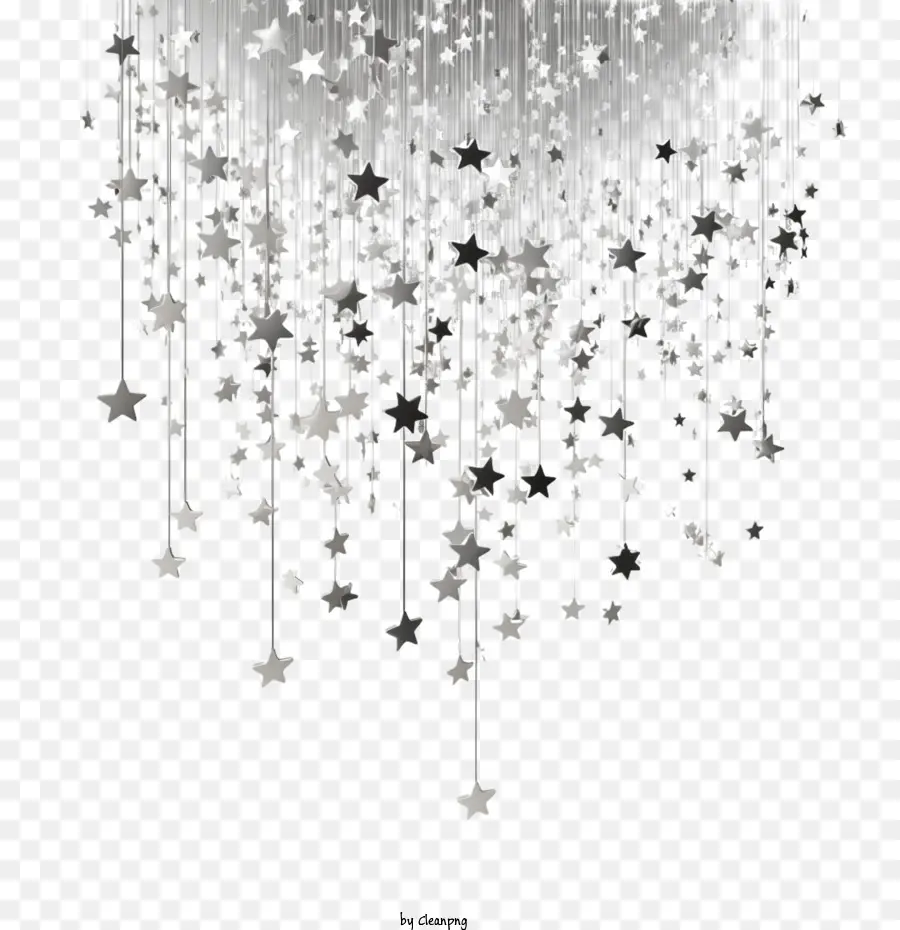 Estrelas Cadentes，Prata PNG