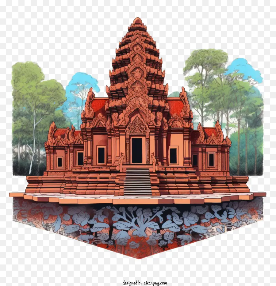 Camboja，Templo PNG