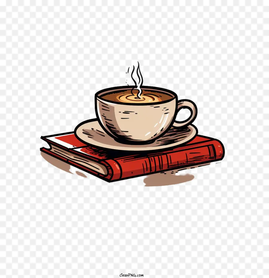 Xícara De Café，Livro PNG