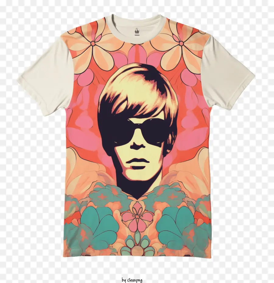 Tshirt，Floral PNG