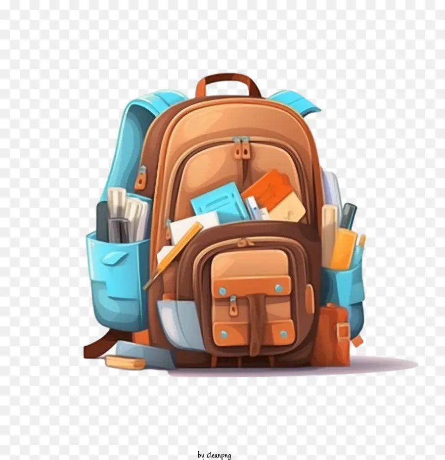 Saco De Escola，Mochila PNG