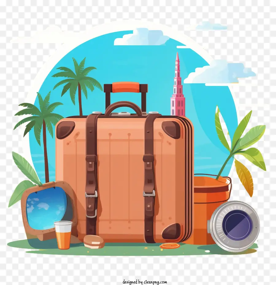 Viagens，Luggage PNG