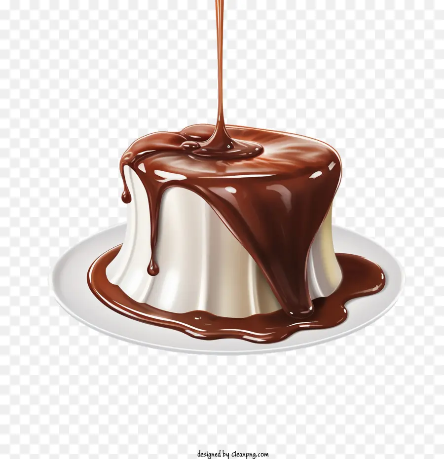 Pudim De Chocolate，Chocolate PNG